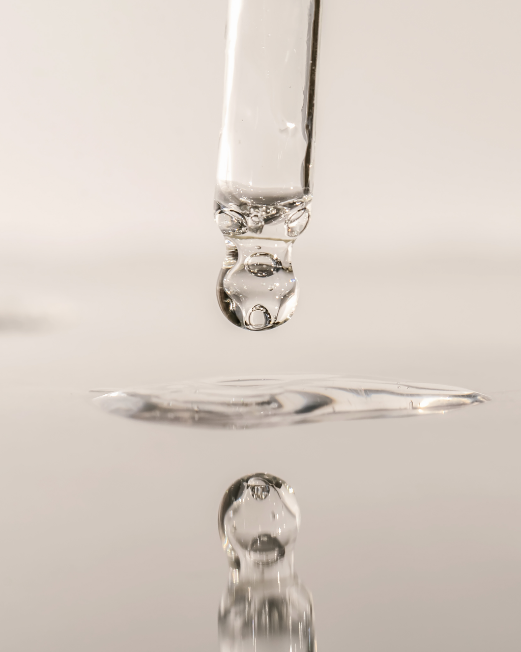 Pipette releasing a drop of Opal, gynaecologist recommended