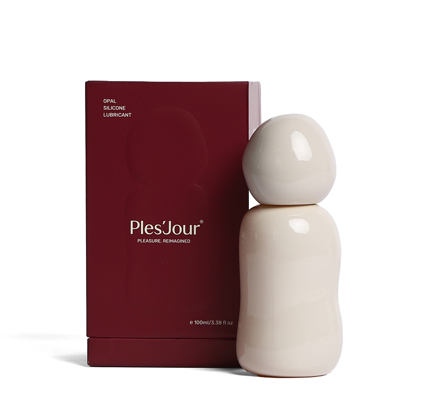 Ples'Jour® Opal Silicone Lubricant bottle