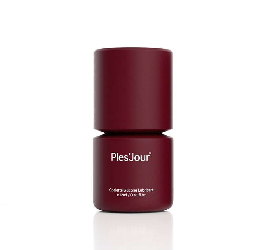Opalette travel-size lubricant by Ples'Jour®, sized to fit a wash bag or make-up case